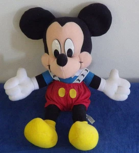 Mono de peluche de animal de peluche de peluche de Disney de Mickey Mouse arco de 12" de alto - Imagen 1 de 1