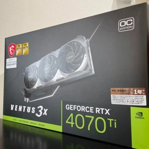 MSI GeForce RTX 4070 Ti VENTUS 3X 12G OC Graphic board OC model New - Picture 1 of 6