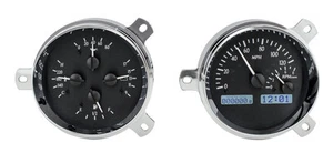 Dakota Digital 51 52 Chevy Coche Sistema de Calibre Analógico Negro Aleación Blanco VHX-51C-K-W - Imagen 1 de 6