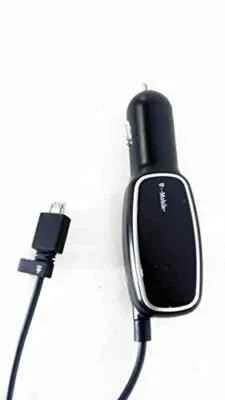 T-Mobile Micro USB Car Charger with Extra USB Port, Black - Image 1 of 4