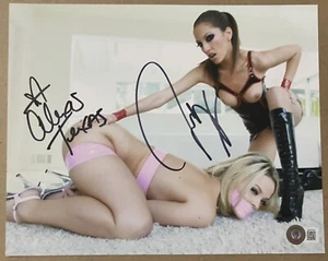 Alexis Texas & Jenna Haze Signed 8X10 Photo. Adult Actress. Beckett COA. A03 - Picture 1 of 1