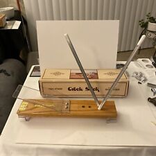 Vintage Crock Stick Knife Sharpener 2 Rods & Instructions Ceramic Rods