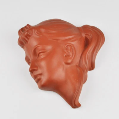 Wormser Terra Sigillata - Bärbel 930 - Wall Mask Head - Vintage Wall Mask - Image 1 of 4