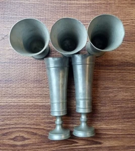 Weber Zinn Pewter Mugs Set Of 5 - Picture 1 of 9