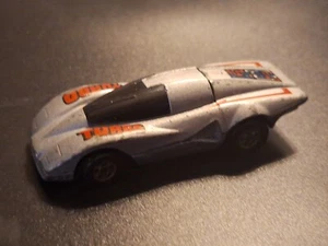 Hot Wheels Crack Ups Top Bopper Turbo Silver Car Blackwall Mattel 1984 - Picture 1 of 5