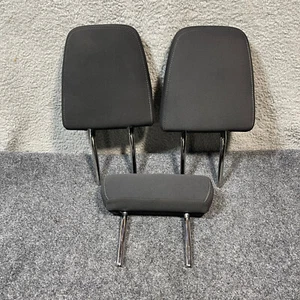 2019 - 2023 GMC SIERRA 1500 REAR RIGHT LEFT CENTER HEADREST SET 3 |SLATE FADED - Picture 1 of 10