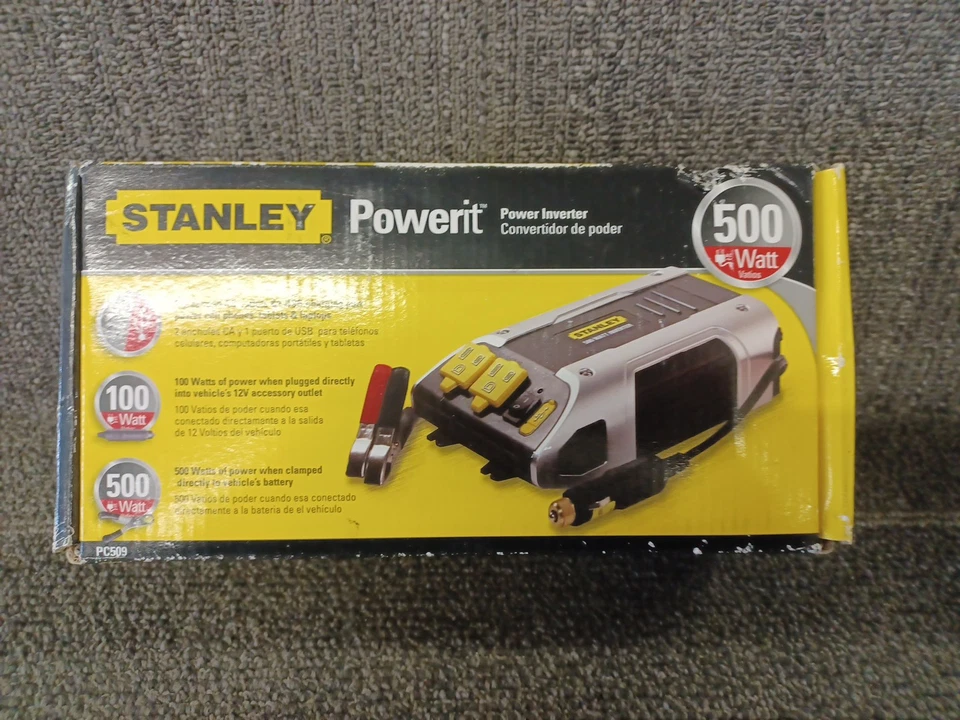 Inversor de potencia Stanley 500 vatios Foto 1 de 1