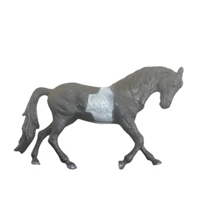 Spielzeug Pferd Hartplastik 1395 C Vintage schwarz-weiß Sammlerstück Vintage - Bild 1 von 10