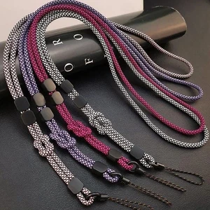 Hand-woven Mobile Phone Lanyard Detachable Dual-use Lanyard - Photo 1 sur 17