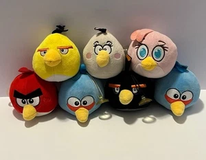 SEHR SELTEN Angry Birds AB Toons Plüsch Menge 7 4 Zoll 2015 Shuoya Rovio OFFIZIELL gebraucht - Bild 1 von 11