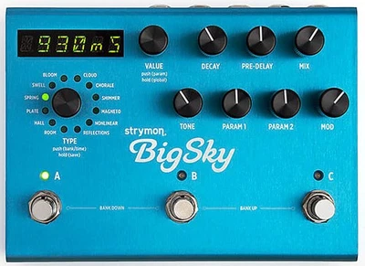 Strymon BigSky Reverberator Multi-Reverb Effects Pedal - Image 1 of 3