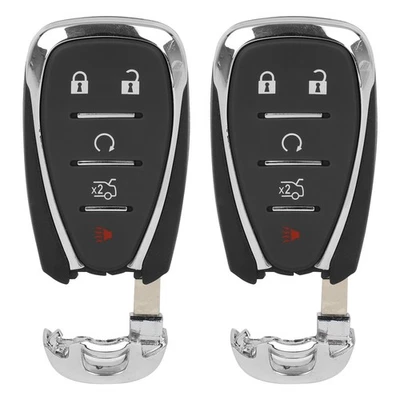 2x Para Chevrolet Cruze Camaro Malibu 2016-2019 Estojo Sem Cortes Controle Remoto Chaveiro - Imagem 1 de 4