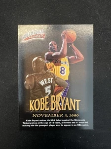 1997- 98 Fleer Million Dollar Moments Kobe Bryant Los Angeles Lakers #31 of 50 - Bild 1 von 2