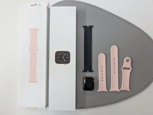 Apple Watch SE GPS Gold aluminium 40mm + extra Pink Sand Sport Band Strap - Zdjęcie 1 z 7