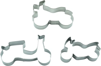 Ausstecher Motorrad Motorroller 3er Set Edelstahl Spülmaschinengeeignet - Bild 1 von 4