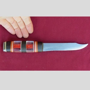 Old USSR PRISON ART Vintage Very Nice KNIFE Soviet 9"=23cm Handmade 'Silverware' - Picture 1 of 3