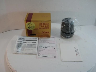 Sigma Aspherical 28-80mm F3.5-5.6 II Mini Zoom Macro New In Box - Image 1 of 4
