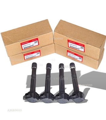 OEM 4X Ignition Coil & Iridium Spark Plugs For Honda Accord Acura ILX 2.4L UF712 — 第 1/4 张图片