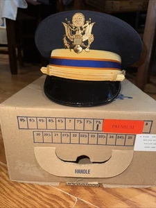 New Kingform Military Hat Blue Cap New Original Size 7 3/8 - Picture 1 of 5