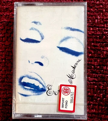 MADONNA MINT SEALED EROTICA CASSETTE TAPE ALBUM PROMO IMPORT STICKER MUSIC K7 LP - Image 1 of 4