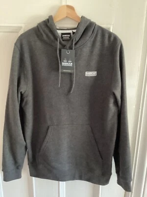 Top con capucha mediano Barbour International para hombre. Asfalto Marl.   0332GY93 Foto 1 de 4