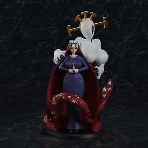 Double | 3D Printed Figure | Painted or Model Kit | Designed by PolyBitsArt - Picture 1 of 1