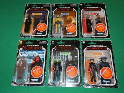 Kenner Hasbro Star Wars Colección Retro Obi-Wan Kenobi Juego Completo de 6 Foto 1 de 4