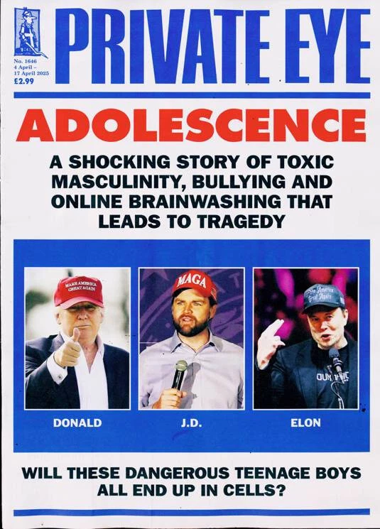 PRIVATE EYE MAGAZINE #1646 ~ 4 APRIL 2025  ~ NEW ~ - Image 1 of 1