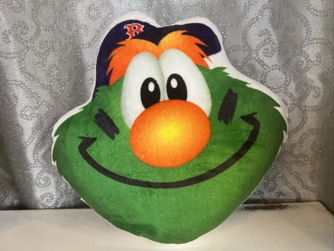 Boston Red Sox Wally Green Monster Mascot Accent Pillow Pets Muppets Clean (h3) Cover