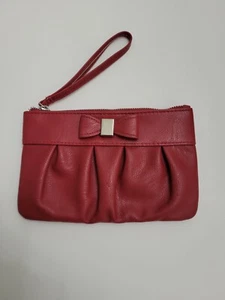 New Small Purse Red 3 Zippered Compartment - Bild 1 von 6