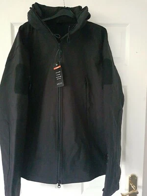 MENS JACKET TACVASEN BLACK OUTDOOR JACKET Grade 1 SIZE XL - Image 1 of 4