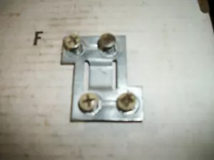 49 50 Studebaker Champion new door striker mount plate with screws - Picture 1 of 1