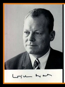 Autógrafo Politik | SPD | Willy BRANDT | 1960 (Retrato SW) 2 - Imagen 1 de 1
