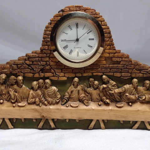 Last Supper Sculptural Clock Cover