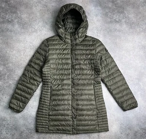 bogner down puffer hooded long coat - Picture 1 of 19