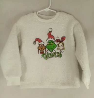Sudadera Pullover Elástica Carter’s Dr. Seuss Grinch Sherpa 4T Foto 1 de 4