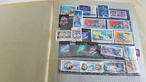 Stamps Album USSR Collection 60s, 70s, 80s Philately Appr. 398 Stamps - Picture 1 of 12