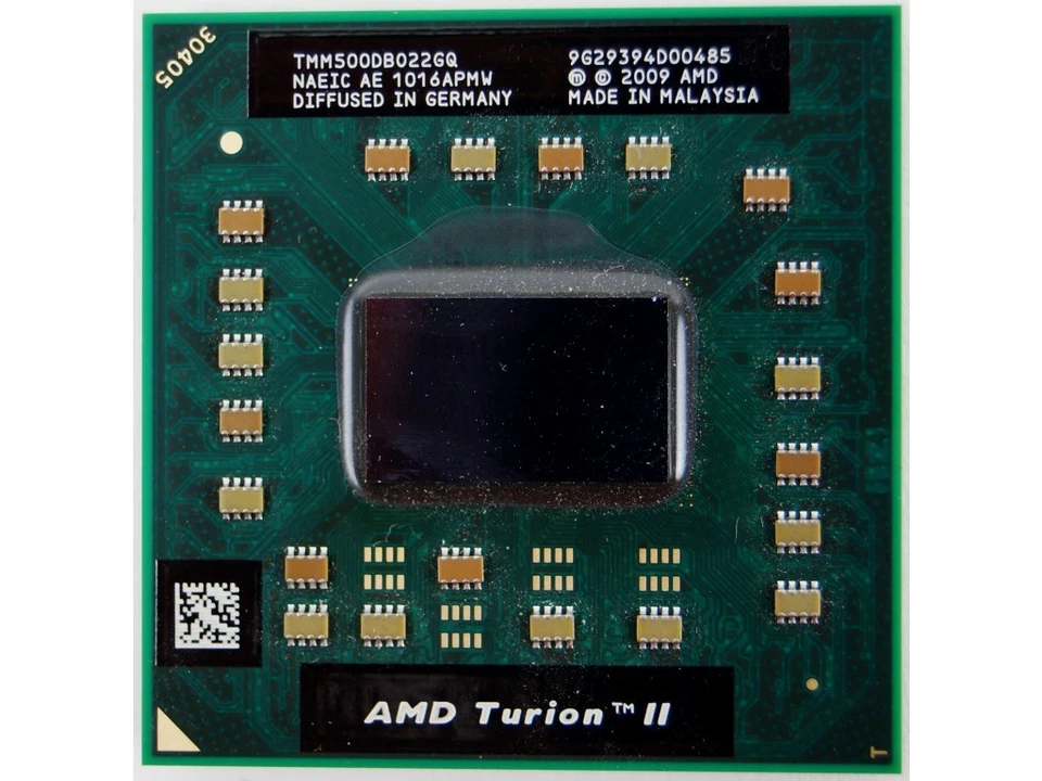 Genuine HP DV4-2045dx laptop CPU processor AMD Turion II 2.2GHz TMM500DB022GQ - Image 1 of 1