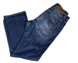 LUCKY JEAN BY GENE  MONTESANO WOMENS FLAIR DISTRESSED JEANS ACTUAL  SZ W30 L31.5 - Picture 1 of 7