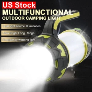 LED Camping Lantern USB Rechargeable Camping Tent Light Lamp Flashlight Portable - Picture 1 of 22