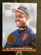 2000 Pacific Barry Bonds Portrait Variation Premiere Date Serial # Blank 1/1