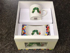 NEW Portmeirion Hungry Caterpillar Set Plate Mug Dish 40th Anniversay Gift Box - Picture 1 of 9