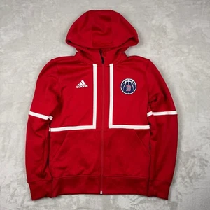 University of Detroit Mercy Titans NCAA Adidas Uomo S Full-Zip Cappuccio Atletico - Foto 1 di 12