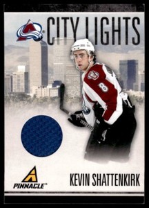 2010-11 Panini Pinnacle City Lights Materials Kevin Shattenkirk /499 Colorado