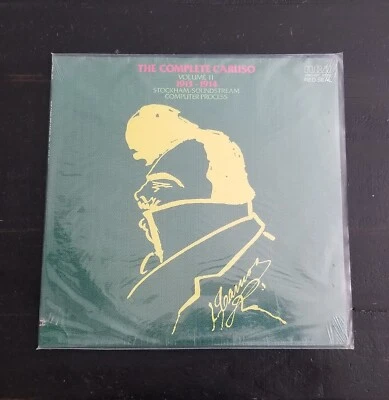 ENRICO CARUSO "THE COMPLETE CARUSO VOL.II" 1982 Vinyl Record New Sealed! - Image 1 of 2