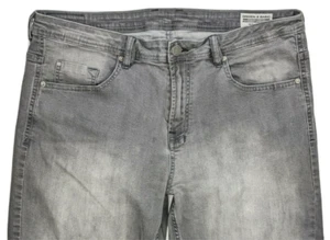 Buffalo David Bitton Driven-X Denim Gray Jeans Mens 38x25 Altered Short Length - Picture 1 of 10