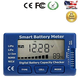 Comprobador de voltaje digital de batería RC CellMeter para LiPo Li-ion NiMH Nicd - Imagen 1 de 6
