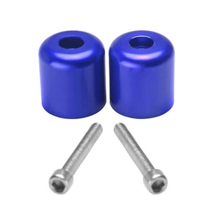 Handlebar Bar Ends Hand Grips Cap For Suzuki GSX-R600 GSX-R750 GSXR1000 Blue - Picture 1 of 8