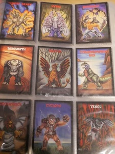 MONSTER IN MY POCKET 1991 TOPPS COMPLETE SET OF 49 TRADING CARDS incl INDEX - Picture 1 of 10
