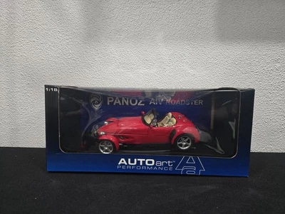 MIB AUTOART PANOZ AIV ROADSTER CONVERTIBLE 1:18 SCALE DIECAST MODEL CAR RED COOL - Image 1 of 4